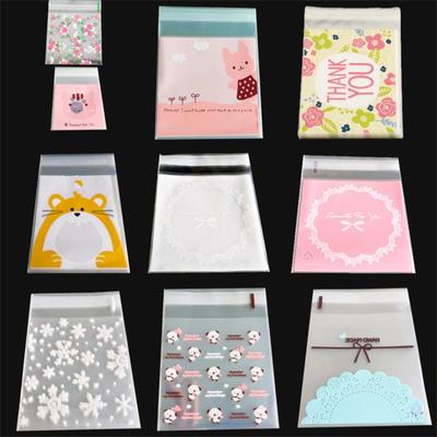100 τμχ Αυτοστεγανωτικό OPP Clear Bag Pouch Συσκευασία για Small Business Sachet Imitation Jewelry Treat Χριστουγεννιάτικο δώρο