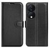 For Honor X7b 4G/90 Smart Shockproof Case Litchi Texture PU Leather Phone Cover