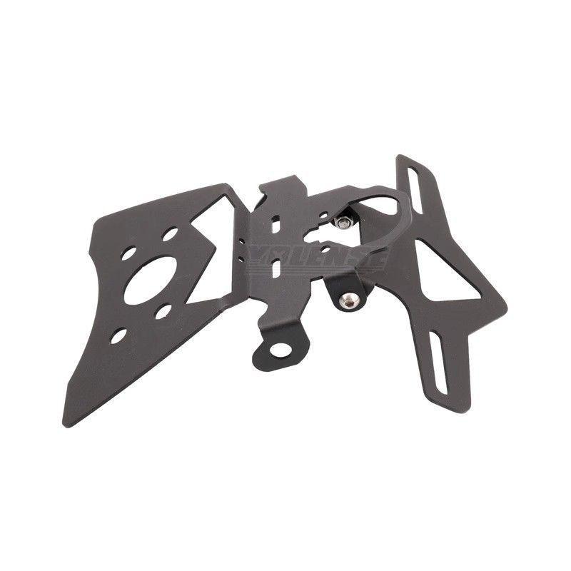 Foldable Stainless Steel License Plate Holder for Qianjiang Sai 450 Modified Motorcycles
