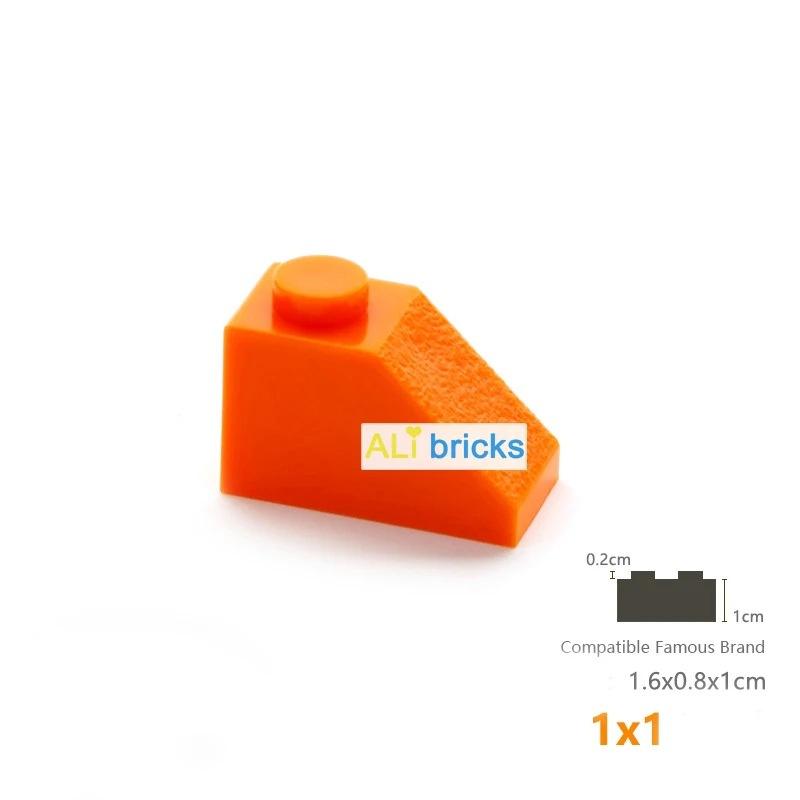 50g/82Pcs 3040 1x2 Slope Building Block Moc Color Accessories Compatible with Brick Children Toy Assembly Gift Box