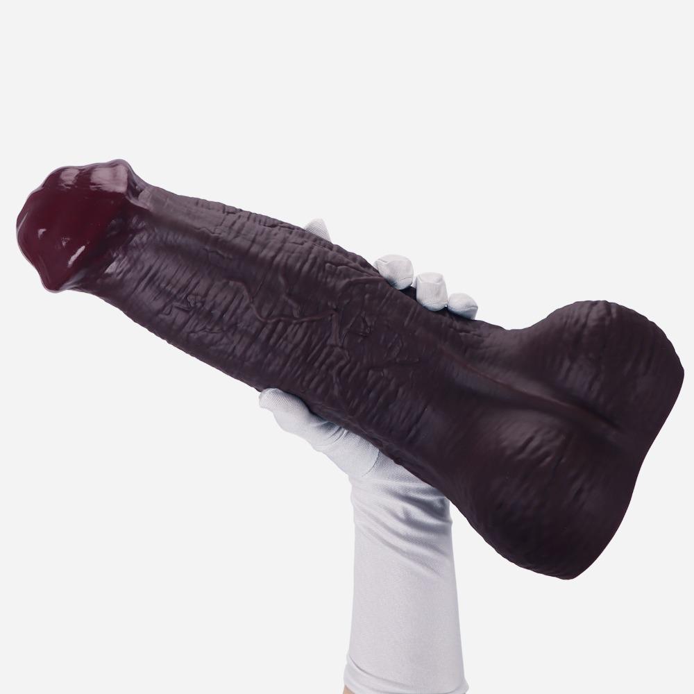 Extra Large Horse Dildo Realistic Vibrator for Women with Balls - Adult Sex Toy for SM Play