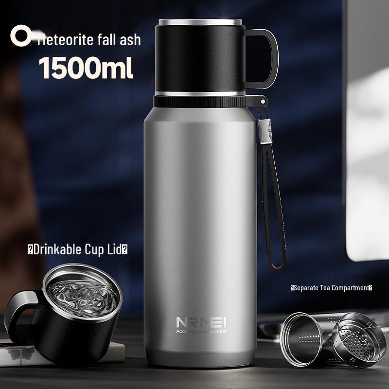 2025 Large Capacity Insulated Kettle with Tea Infuser – Unisex