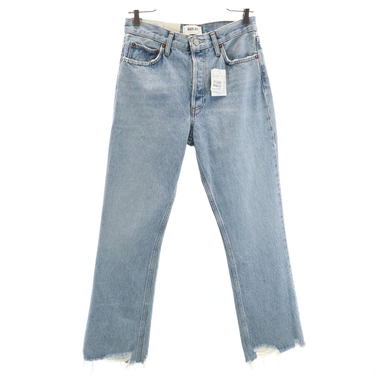 

неиспользованные AGOLDE RELAXED BOOT Джинсы W26 синие джинсы Женские Б/У