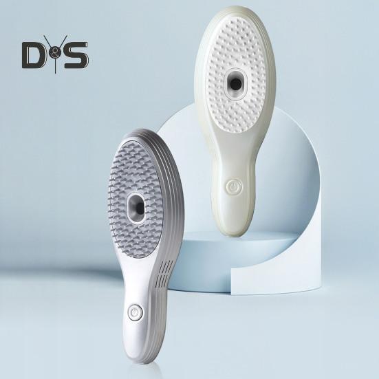 Electric Hair Styling Brush Vacuum Dander Remover & Volumizing Comb with Scalp Massage Type-C Fast Charge Portable Hair Care Tool