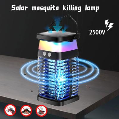 Neue Solar-Moskitokillerlampe UV-Violettlicht-Fang-Moskitokillerlampe Außen Innen Multifunktionaler Moskitokiller