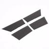 For BMW 5 Series G60 2024+ Soft Carbon Fiber Car front Door Storage Box Slot Pad Sticker Interior Protection Accessories 2Pcs
