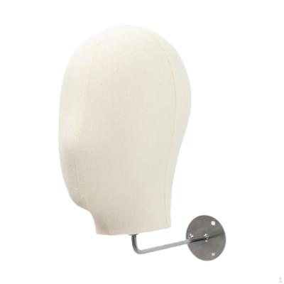 Hanging Display Stand Wall Mount Mannequin Head Multifunctional Hat Rack Model for Headdress
