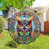 Enchanting, Charming Owl Metal Wind Spinner - Perfect Gift for Women, Mom, Grandma, Wife | 25.4cm Indoor/Outdoor Decor | Ideal Christmas Ornament