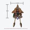 Cuckoo Clock 3D Resin Fridge Magnet: Creative Tourist Souvenir Decoration