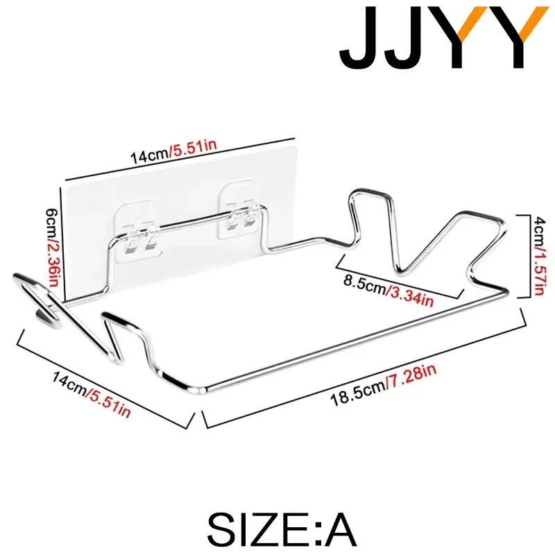 

Stainless Steel Kitchen Trash Rack Cabinet Door Garbage Bags Holder Closet Storage Organizer 2 Size