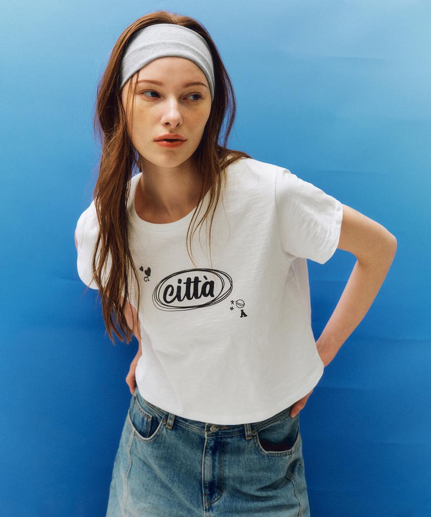CITTA Drawing Cita Logo T-Shirt_Ctt377 (Charcoal)