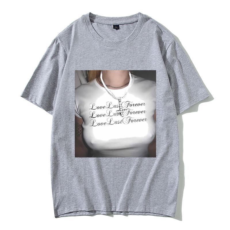 Láska trvá věčně Destroy Lonely Ken Carson Skvělý chaos Tričko Rap Playboi Carti Opium Trička Pánská móda Letní trička