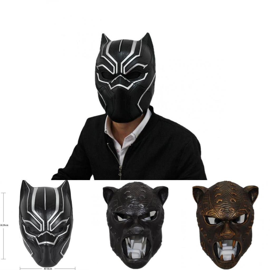 High-quality Resin Black Panther Mask For Halloween Costume Parties And Roleplay Events