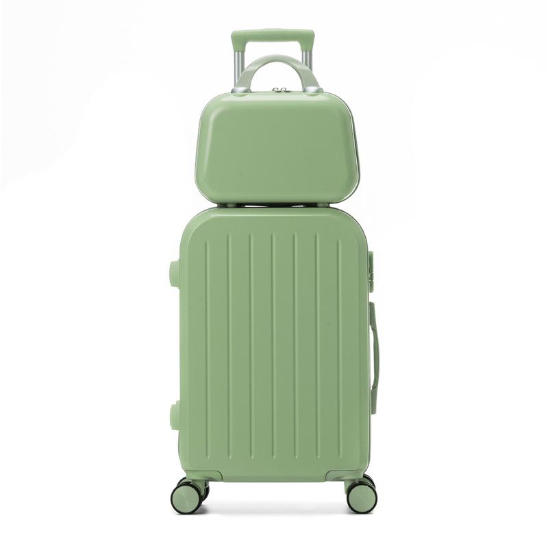 20-Inch Lightweight Spinner Suitcase: Stylish, Compact, with Combination Lock, Unisex Design and High-Quality Wheels for Easy Travel.