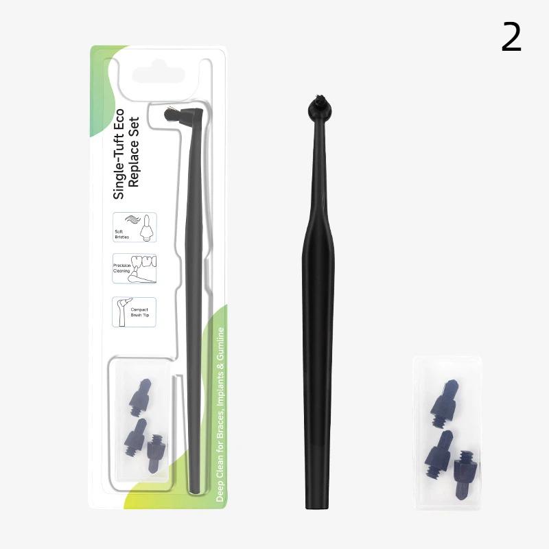 Interdental Brush Single-Beam Soft Teeth With Replacement Head Cleaning Toothbrush Oral Care Tool Small Head Soft Hair Implant