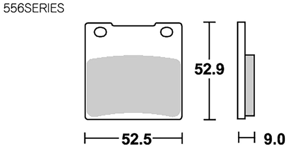 KITACO SBS Brake Pad Cheap, long-lasting & thick 556HF Ceramic