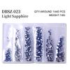 Long Bag Nail Art Jewelry Glass Flat Bottom Diamond Nail Art Diamond Nail Art Jewelry Mixed