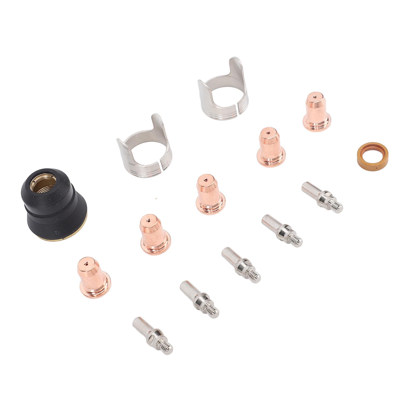 

Набор расходных материалов для плазменной горелки 14 шт. Электрод Сопло Защитный кожух Комплект кронштейнов для CUT 55DS Pro CUT 65DS