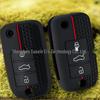 3-Button Honeycomb Silicone Car Key Cover for MG GS, MG5, MG7, Ruixing, Roewe 350