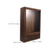 Wooden Specimen Display Box Sturdy Solid Wood Frame Clear Window Shadow Box for Insect Collections Butterfly Exhibits Dried