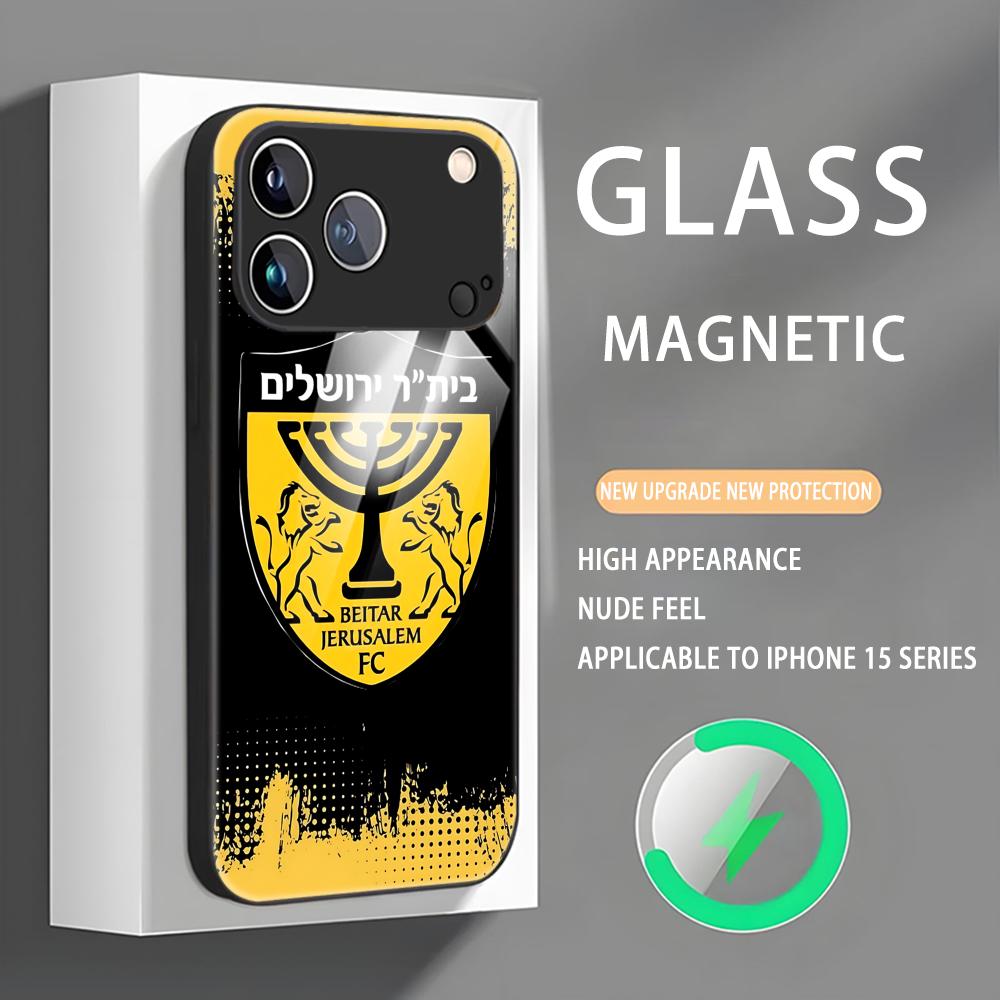 Custodia per Telefono B-Beitars Gerusalemme Per iPhone 17 16 e 15 14 13 12 11 X XR XS Plus Mini Pro Max Custodia Magnetica in Vetro