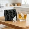 Ice Mold Silicone Tray Sasquatch Ice Cubes Maker Present Food-grade Ice Cube Tray, Safe And Durable For Whiskey Bar Accessory