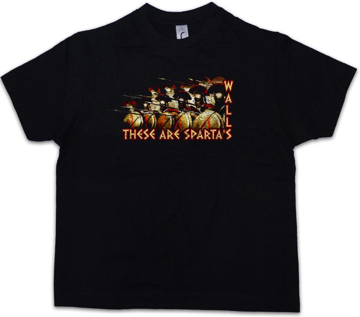 THESE ARE SPARTA S WALLS Kids Boys kids boys T-Shirt Phalanx Hoplites Sparta Spartans 140