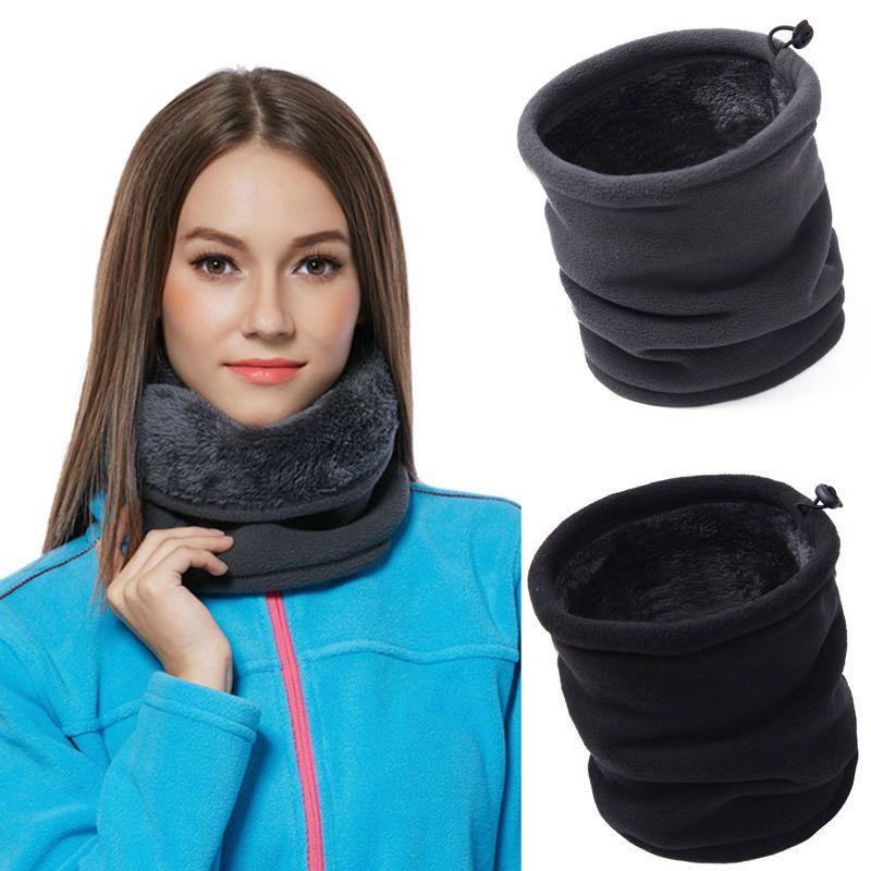 Mens Fleece Womens Neck Warmer Snood Scarf Hat Unisex Thermal Ski Snowboard Wear