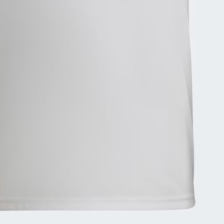 Adidas Striped Print Training Polo Shirt Men Tops White IB8109