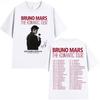 Bruno Mars Romantic Tour Concert Unisex Hip Hop Streetwear Cotton Top 2026 Summer Women And Men T-Shirt