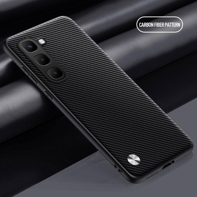 

Luxury PU Leather Case For Infinix Hot 70 Back Cover Matte Silicone Shockproof Full Protection Phone Case For Infinix Hot70 Infinix Hot 70 матовый черный