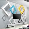 3D Abstract Geometric Modern Wallpaper For Walls 3D Living Room Sofa TV Wall Bedroom Home Decor Bar Mural Sticker