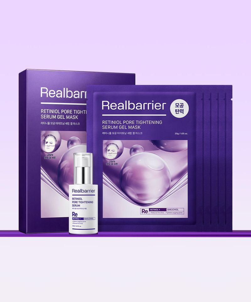 Retiniol Pore Tightening Serum 30ML + Gel Mask 5 Sheets