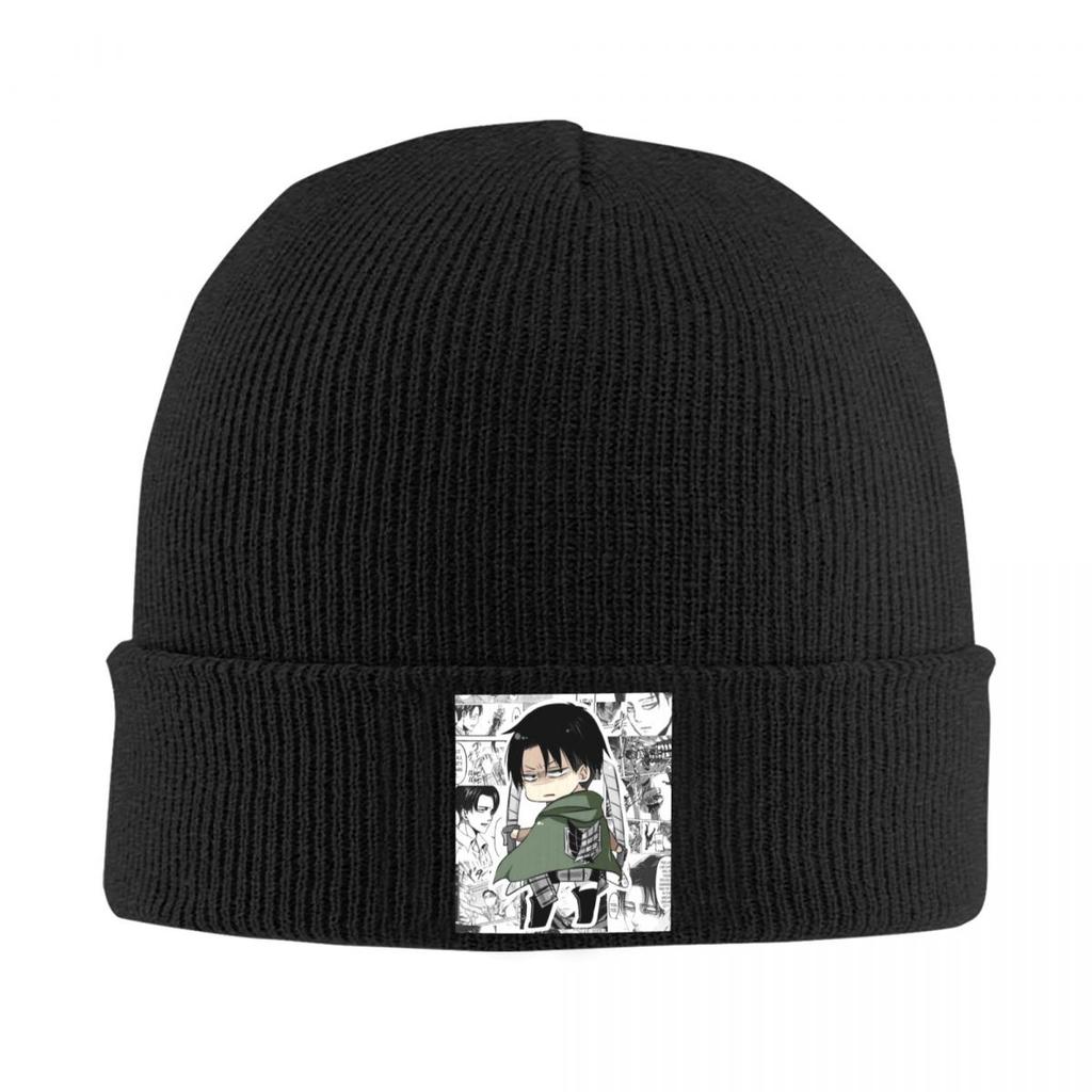 Levi AckerUnisex Attack On Titan Warm Knitted Cap Winter Knit Bonnet Hat Skullies Beanies Hip Hop Caps for Unisex