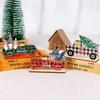 New Wooden Car Lattice Style Pick-up Truck Desktop Decorations Christmas Wooden Decorations