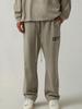 ESSENTIALS 1977 FOG Pantaloni Sportivi Casual Larghi alla Moda High Street con Velluto
