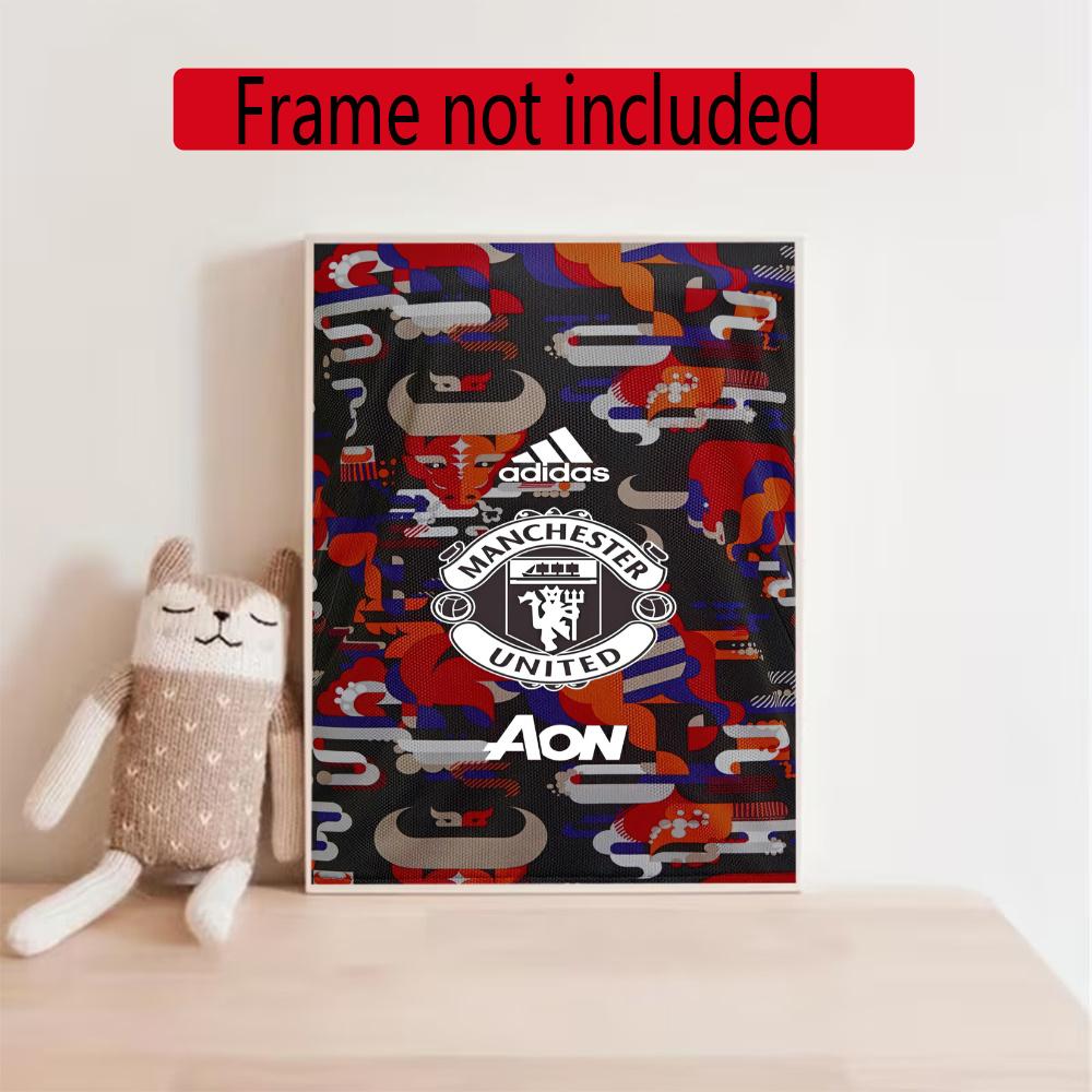 Manchester 5D Round Diamond Painting Kit Diamond Embroidery Painting Rhinestones Mosaic Frameless Handwork Decoration Arts