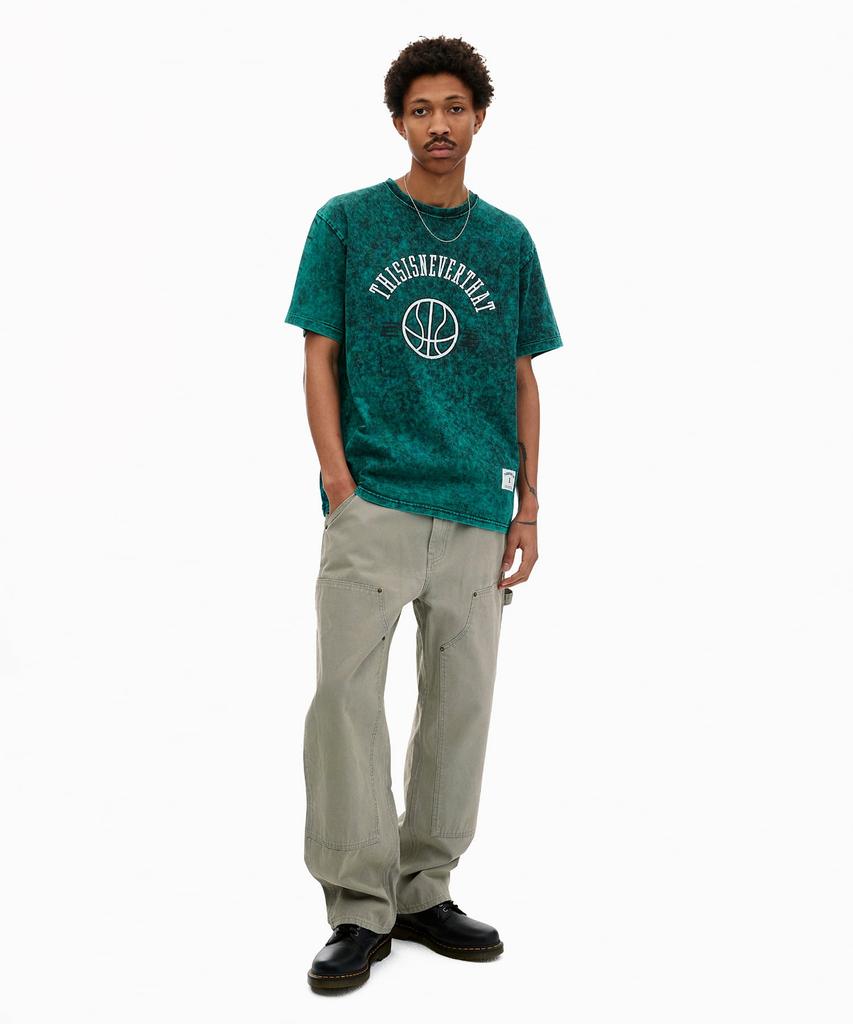THISISNEVERTHAT Faded Basketball Tee Green
