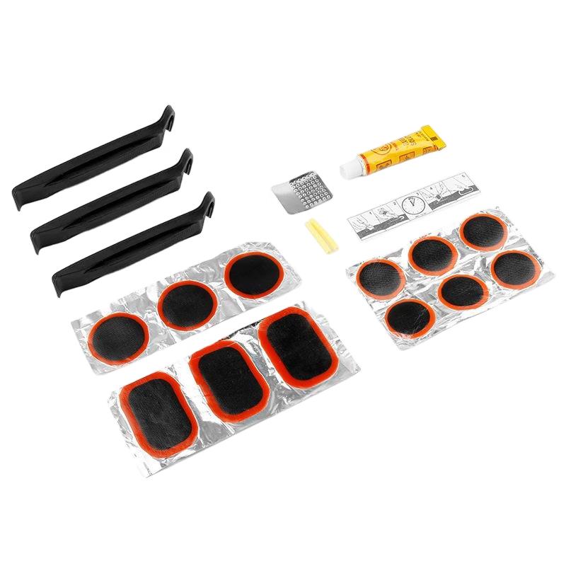 Lishi Bicycle Tire Repair Kit with Cold Patches and Levers