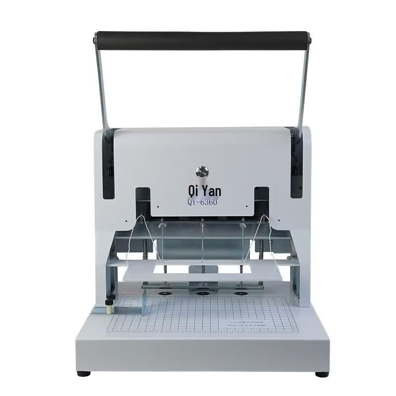 Qiyan Electric 3-Hole Thread Binding Machine CN plug (adapter included)