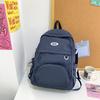 Schoolbag Schoolbag for Women 1011 New Junior High School High School Backpack for College Students Korean Ins Simple and Versatile Large-capacity 