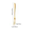 Fruit Forks Set of 6, 5.12Inch Stainless Steel Cocktail Fork Appetizer Small Forks Fruit Salad Fork for Party Hotel Restaurant