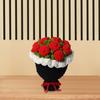 Crochet Flower Bouquet Artificial Faux Centerpiece Knitted Woven for Home Festival Birthday