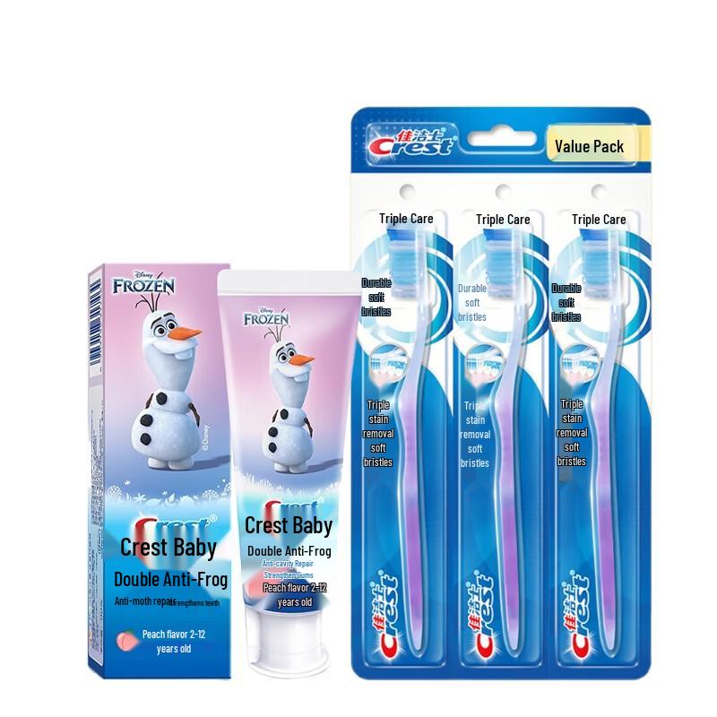 

Crest Kids Anti-Cavity Toothpaste & Toothbrush Set, Olaf Edition