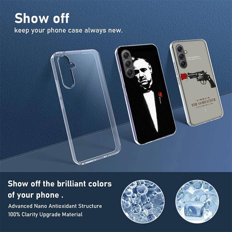 -The Godfather Phone Case for Samsung A16 A26 A36 A56 A17 A37 A57 A07 A06 A02S A03 A04S A05S Galaxy Note 20 10 A50S A71 A51 A31