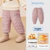 JELLYBABY Girls' Thermal Bowknot Casual Pants