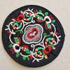 Vintage Embroidery Round Coasters Ethnic Floral Teacup Insulation Pads Placemats Anti-Skid Dining Table Mat