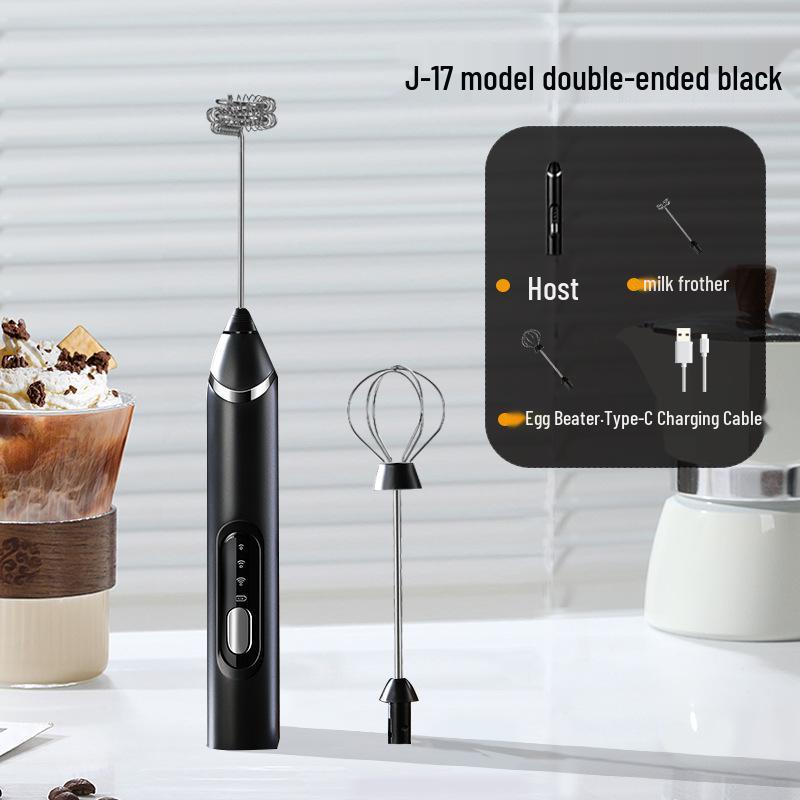 Handheld Electric Milk Frother and Coffee Stirrer