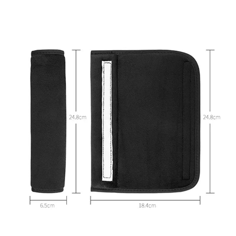 1/2Pcs Universal Comfortable Seat Belt Cover Adjustable Plush Car Safety Belt Cute Pink Car Accessories Car Accessories Interior