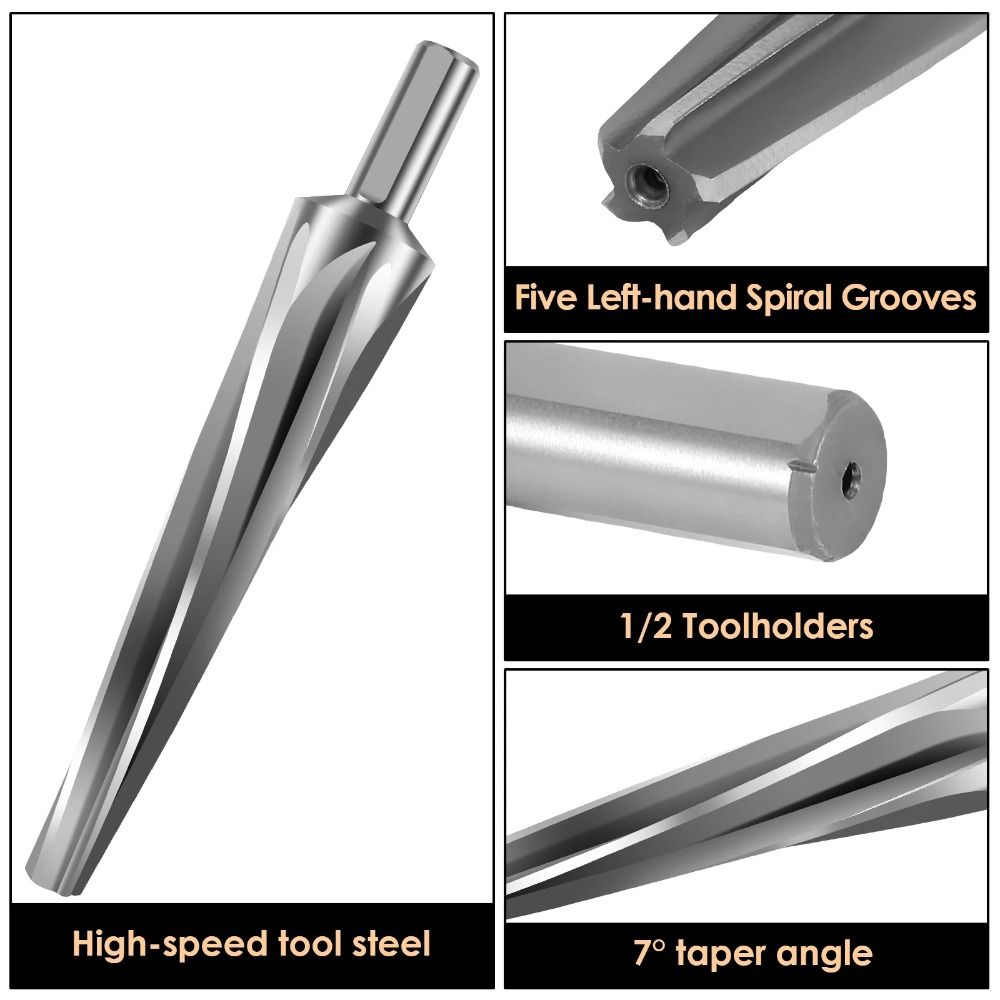 Protective Box Tapered Reamer Durable 7 Degree Ball Joint Tapered Reamer Reamer Drill  DIY